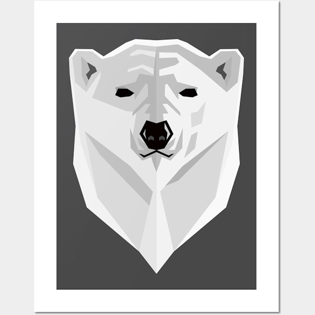 White Polar Bears, Wild Bears Wall Art by Cds Design Store